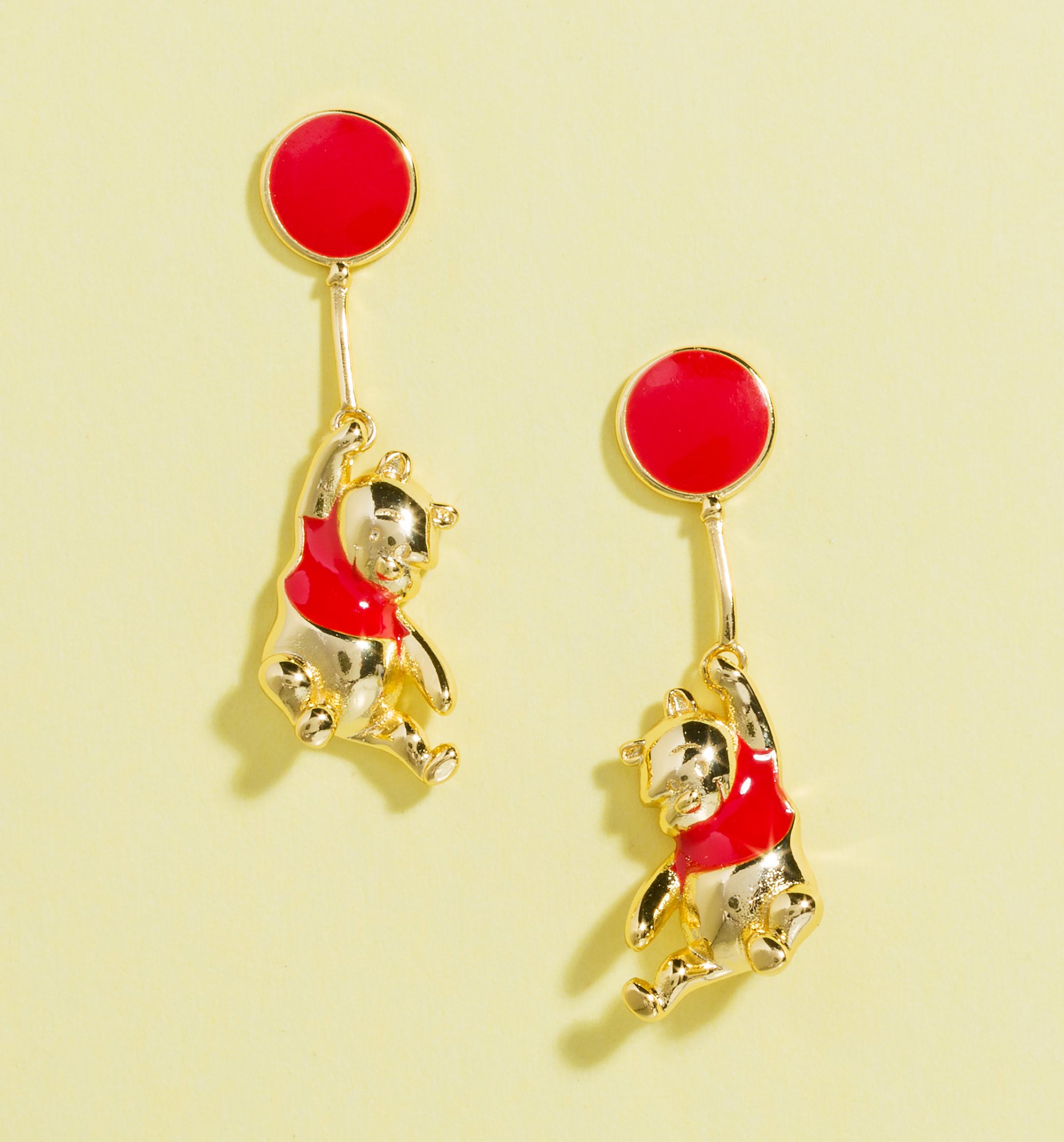 Disney Winnie The Pooh Balloon Drop Earrings