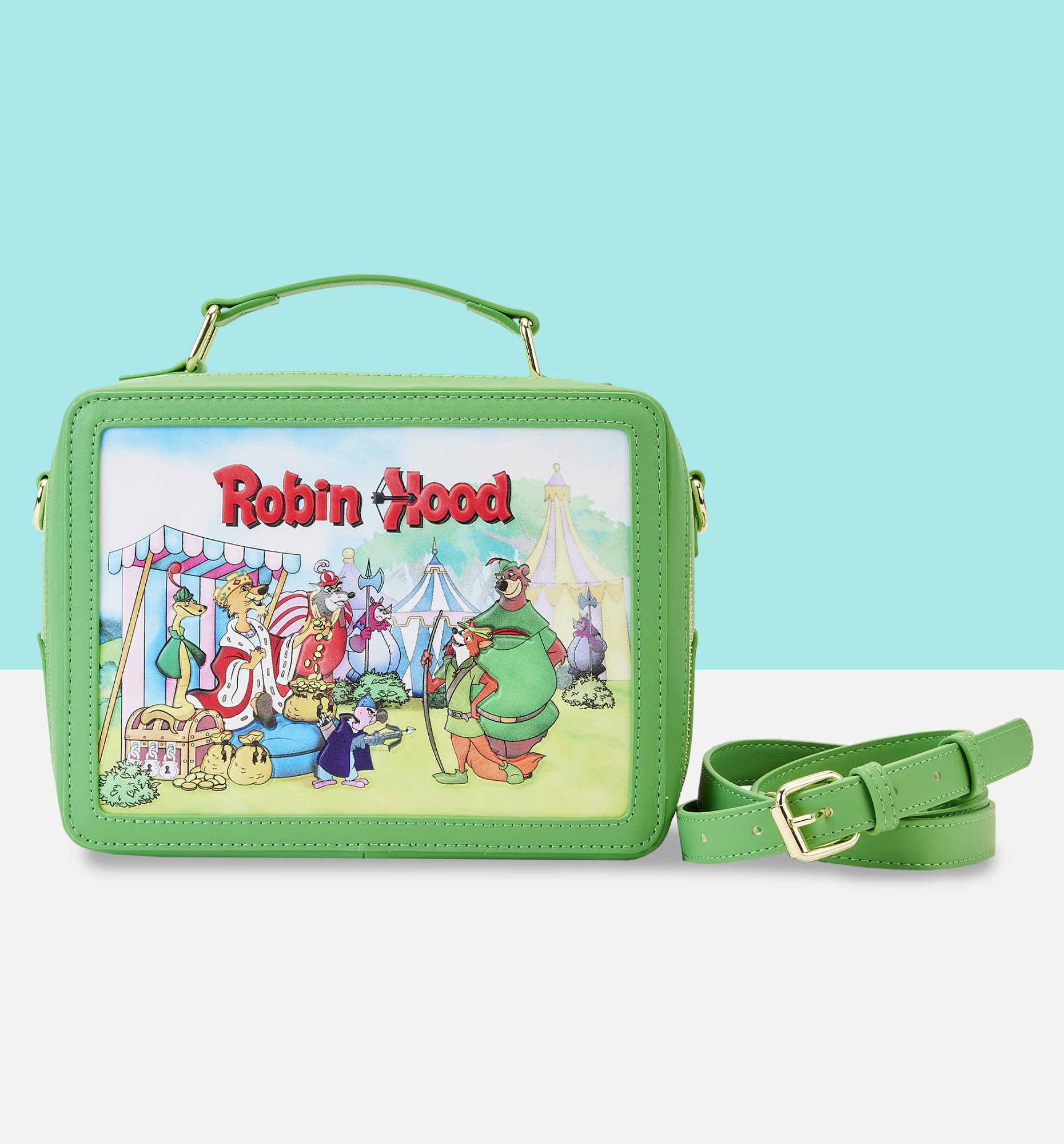 Loungefly Disney Robin Hood Lunchbox Crossbody Bag