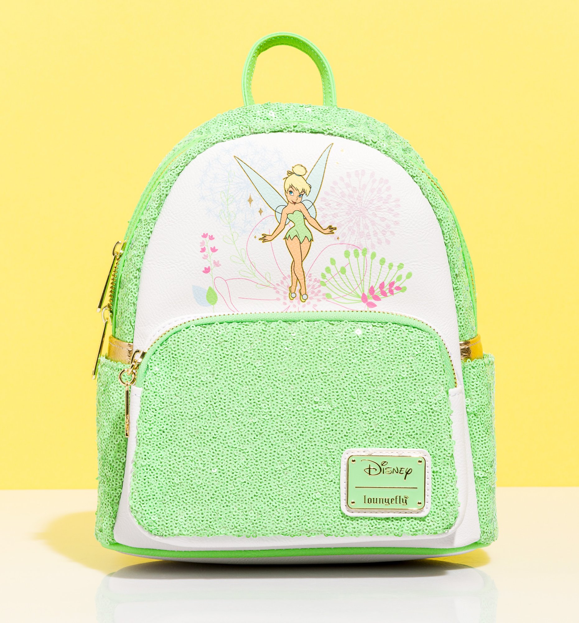 Loungefly Disney Tinker Bell Sequin Mini Backpack