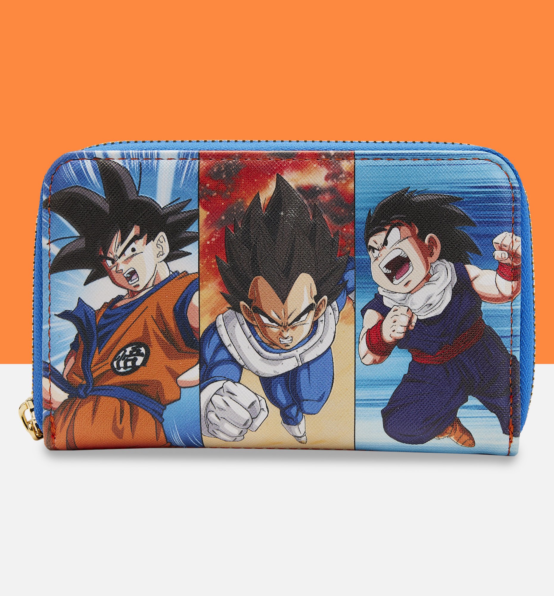 Loungefly Dragon Ball Z Trio Zip Around Wallet