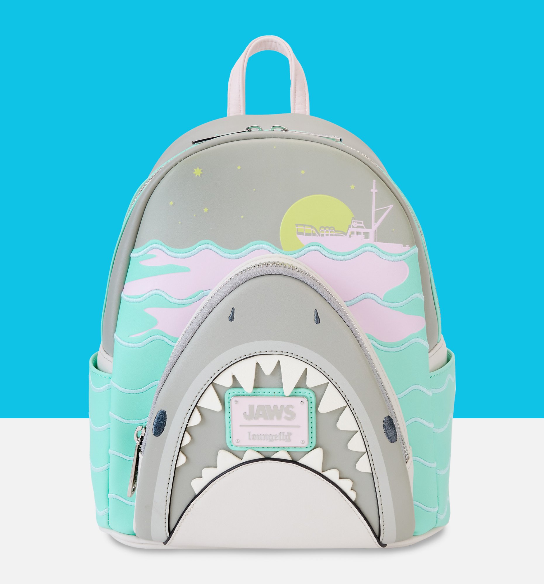 Loungefly Universal Jaws Mini Backpack