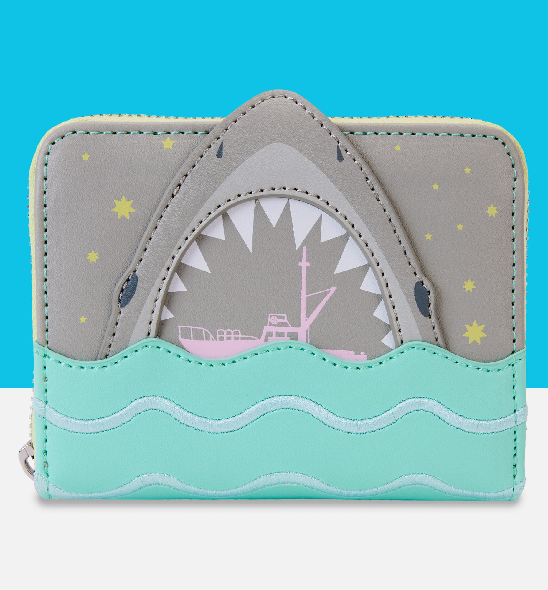Loungefly Universal Jaws Zip Around Wallet