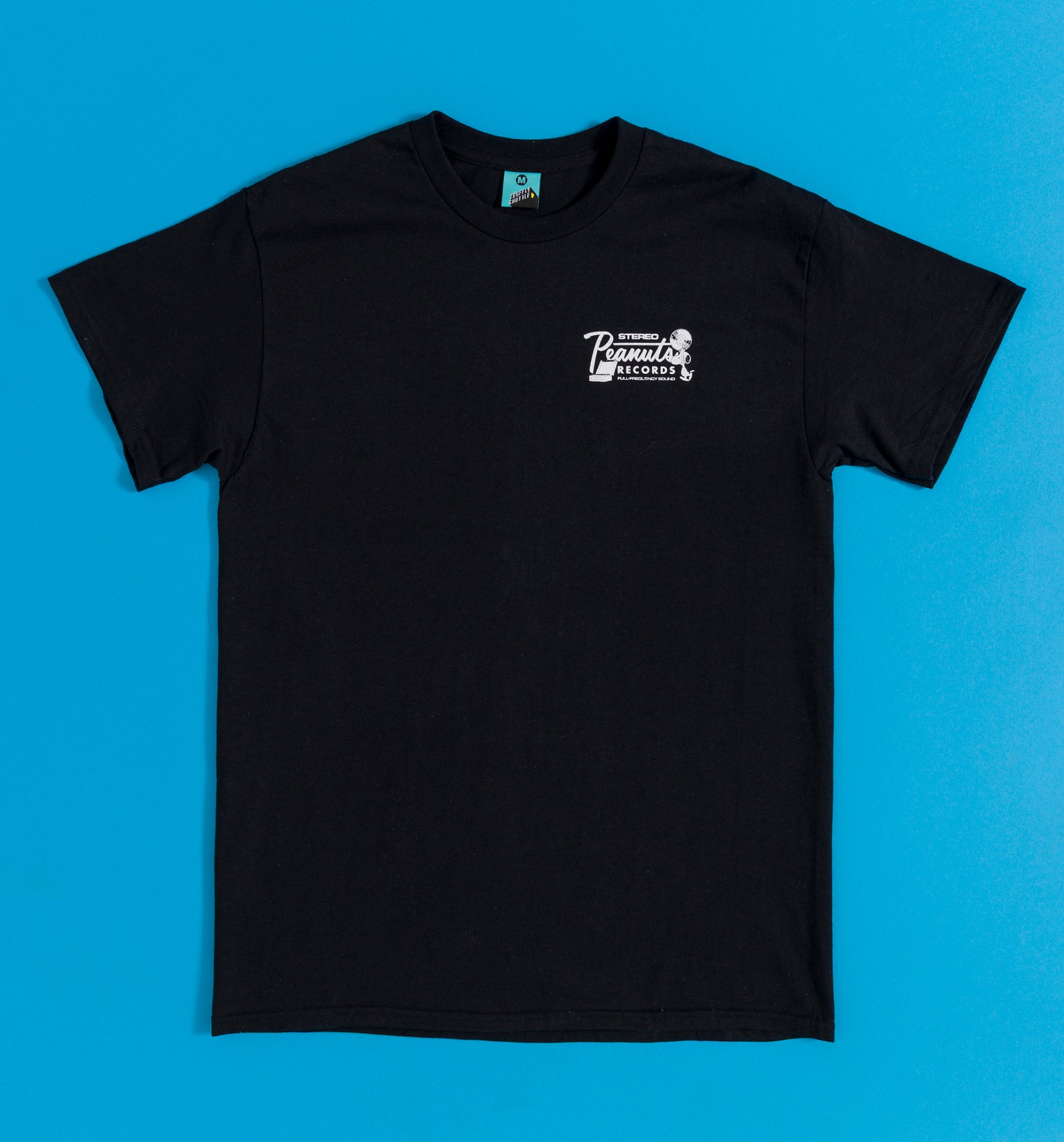 Peanuts Snoopy Don't Stop The Music Black T-Shirt with Back Print