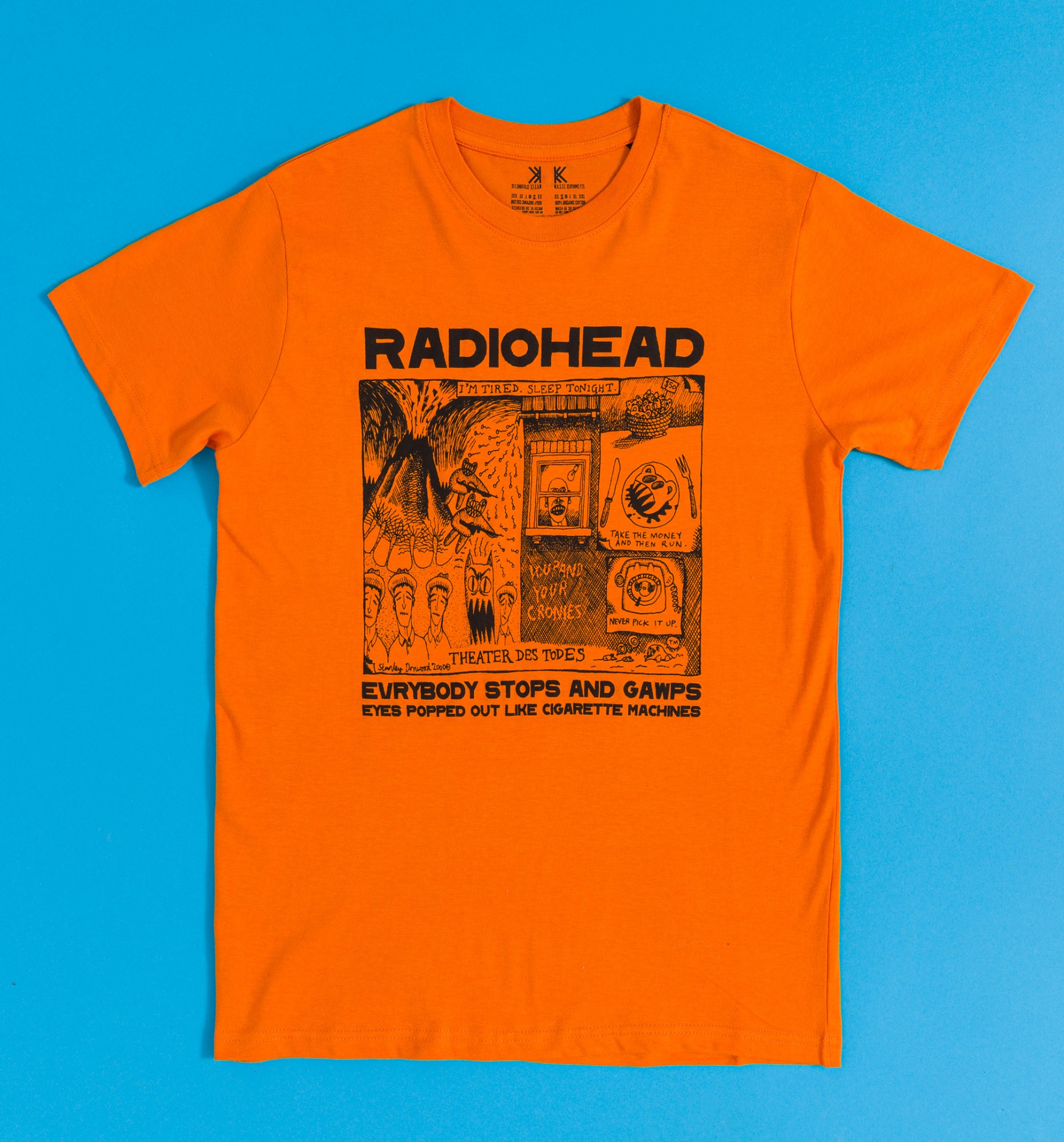 Radiohead Gawps Orange T-Shirt