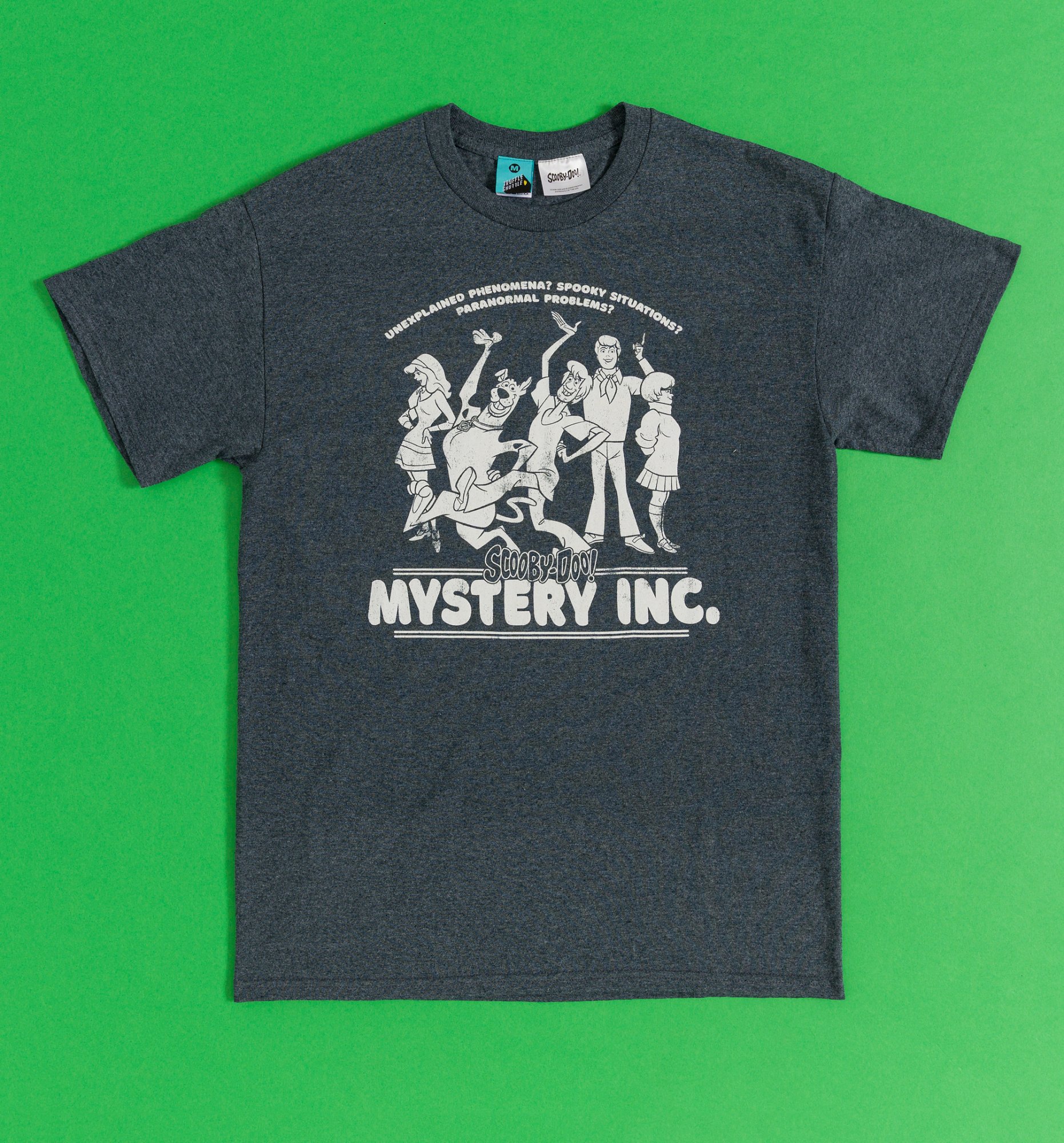 Scooby Doo Mystery Inc Charcoal Marl T Shirt
