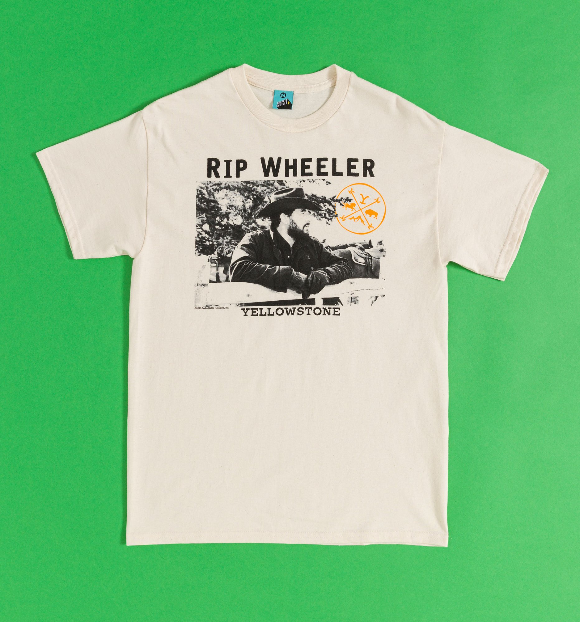 Yellowstone Rip Merch Yellowstone Rip Wheeler Natural T-Shirt